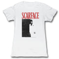 Scarface Girls Juniors S/S T-Shirt - Blackandred - Solid White Hoodie, Sweatshirt | CiraTrend.com