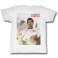 Scarface Mens S/S T-Shirt - Chillin - Solid White Hoodie, Sweatshirt | CiraTrend.com