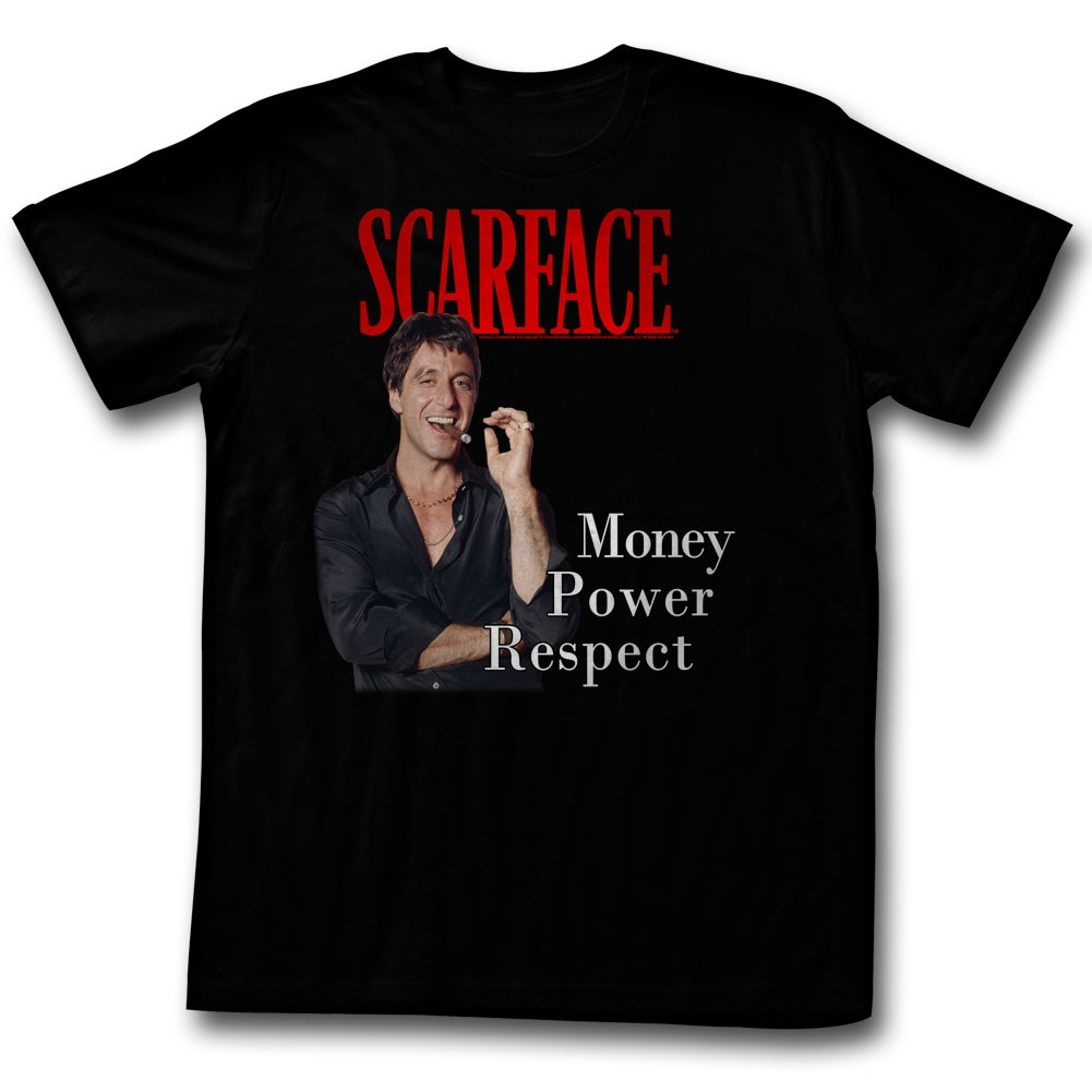 Scarface Mens S/S T-Shirt - M.P.R. - Solid Black Hoodie, Sweatshirt | CiraTrend.com