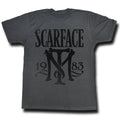 Scarface Mens S/S T-Shirt - Symbol - Heather Black Heather Hoodie, Sweatshirt | CiraTrend.com