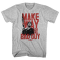 Scarface Mens S/S T-Shirt - The Bad Guy - Heather Gray Heather Hoodie, Sweatshirt | CiraTrend.com