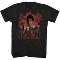 Scarface Mens S/S T-Shirt - Red Palms - Solid Black Hoodie, Sweatshirt | CiraTrend.com