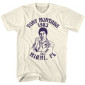 Scarface Mens S/S T-Shirt - Miami '83 - Solid Natural Hoodie, Sweatshirt | CiraTrend.com