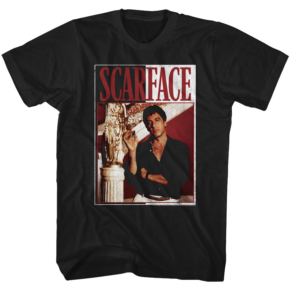Scarface Mens S/S T-Shirt - Scarface - Solid Black Hoodie, Sweatshirt | CiraTrend.com