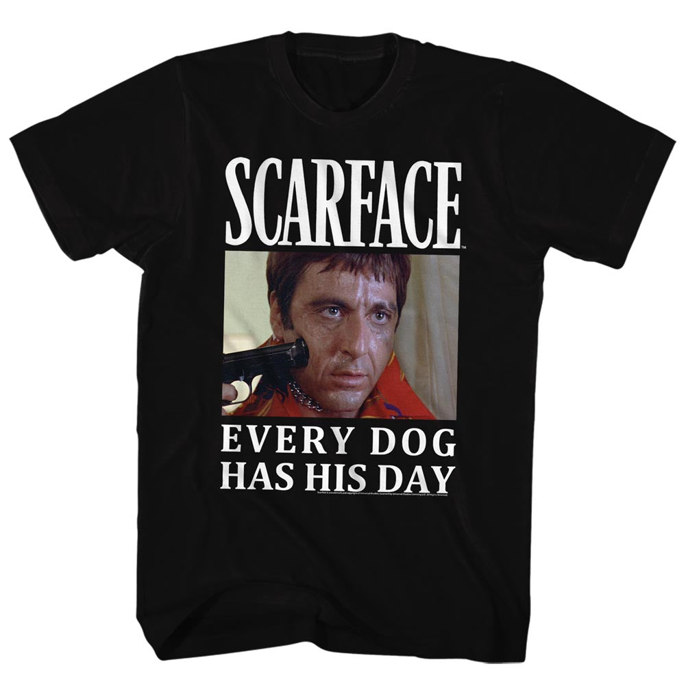 Scarface Mens S/S T-Shirt - Doge - Solid Black Hoodie, Sweatshirt | CiraTrend.com