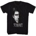 Scarface Mens S/S T-Shirt - Red Eye - Solid Black Hoodie, Sweatshirt | CiraTrend.com