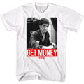 Scarface Mens S/S T-Shirt - Get It - Solid White Hoodie, Sweatshirt | CiraTrend.com