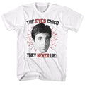 Scarface Mens S/S T-Shirt - Eyeschico - Solid White Hoodie, Sweatshirt | CiraTrend.com