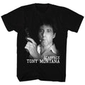 Scarface Mens S/S T-Shirt - Tony'S Got A Gun - Solid Black Hoodie, Sweatshirt | CiraTrend.com