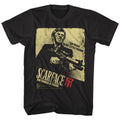Scarface Mens S/S T-Shirt - Scarface Action - Solid Black Hoodie, Sweatshirt | CiraTrend.com