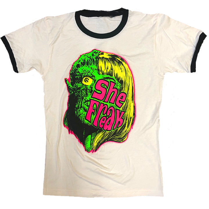 SHE FREAK RINGER TEE Hoodie, Sweatshirt | CiraTrend.com