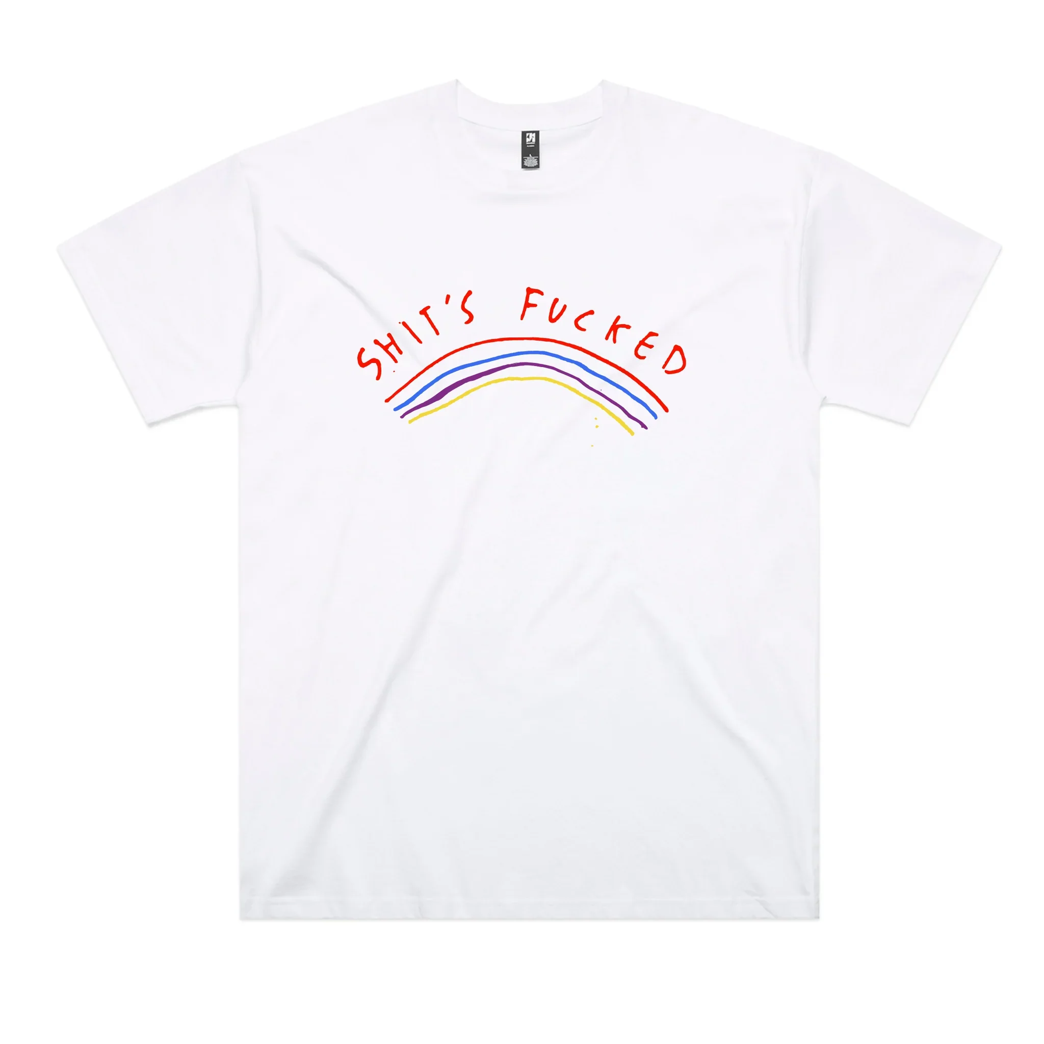 Shit's Fucked Oversized Tee Hoodie, Sweatshirt | CiraTrend.com (Image 2)