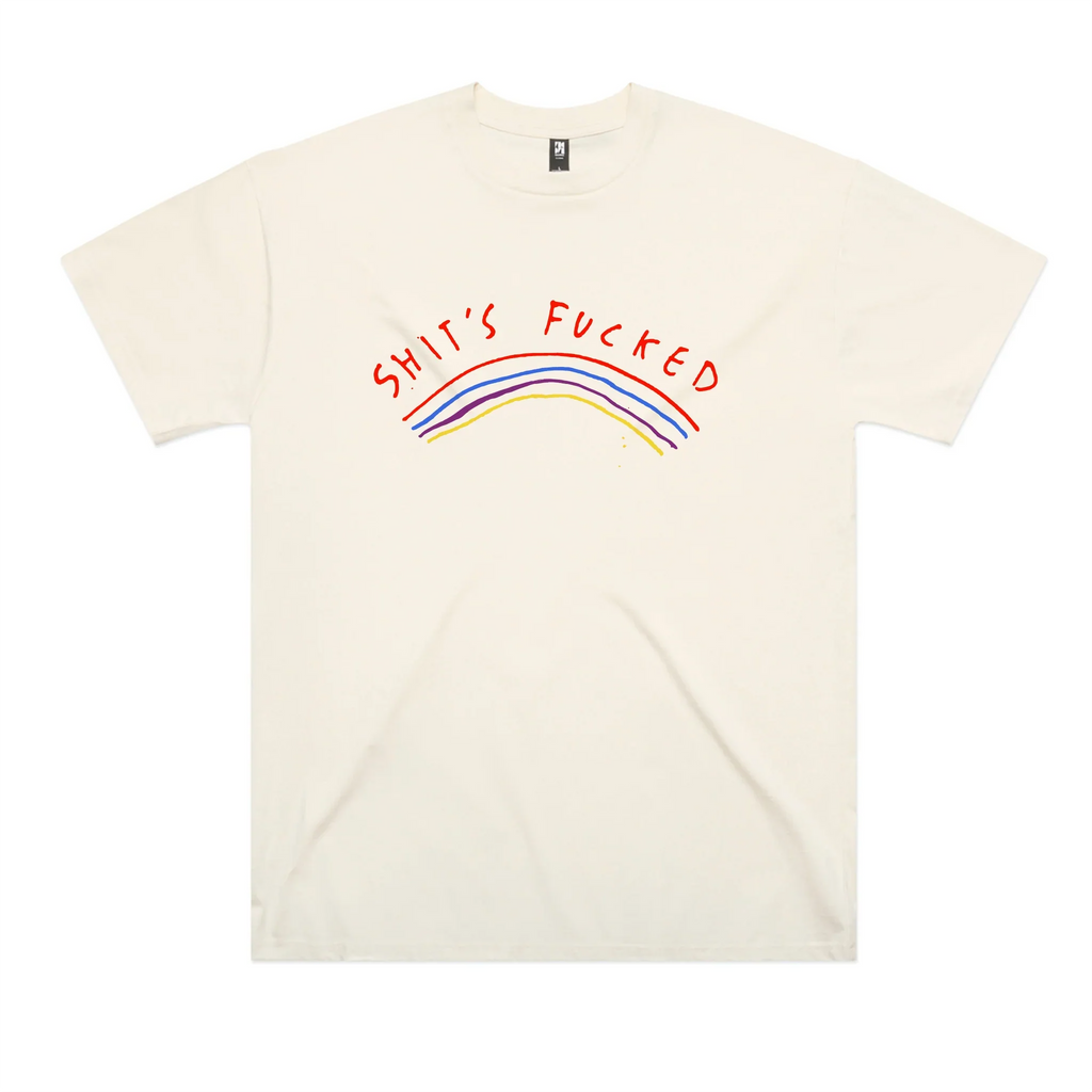 Shit's Fucked Oversized Tee Hoodie, Sweatshirt | CiraTrend.com (Image 3)