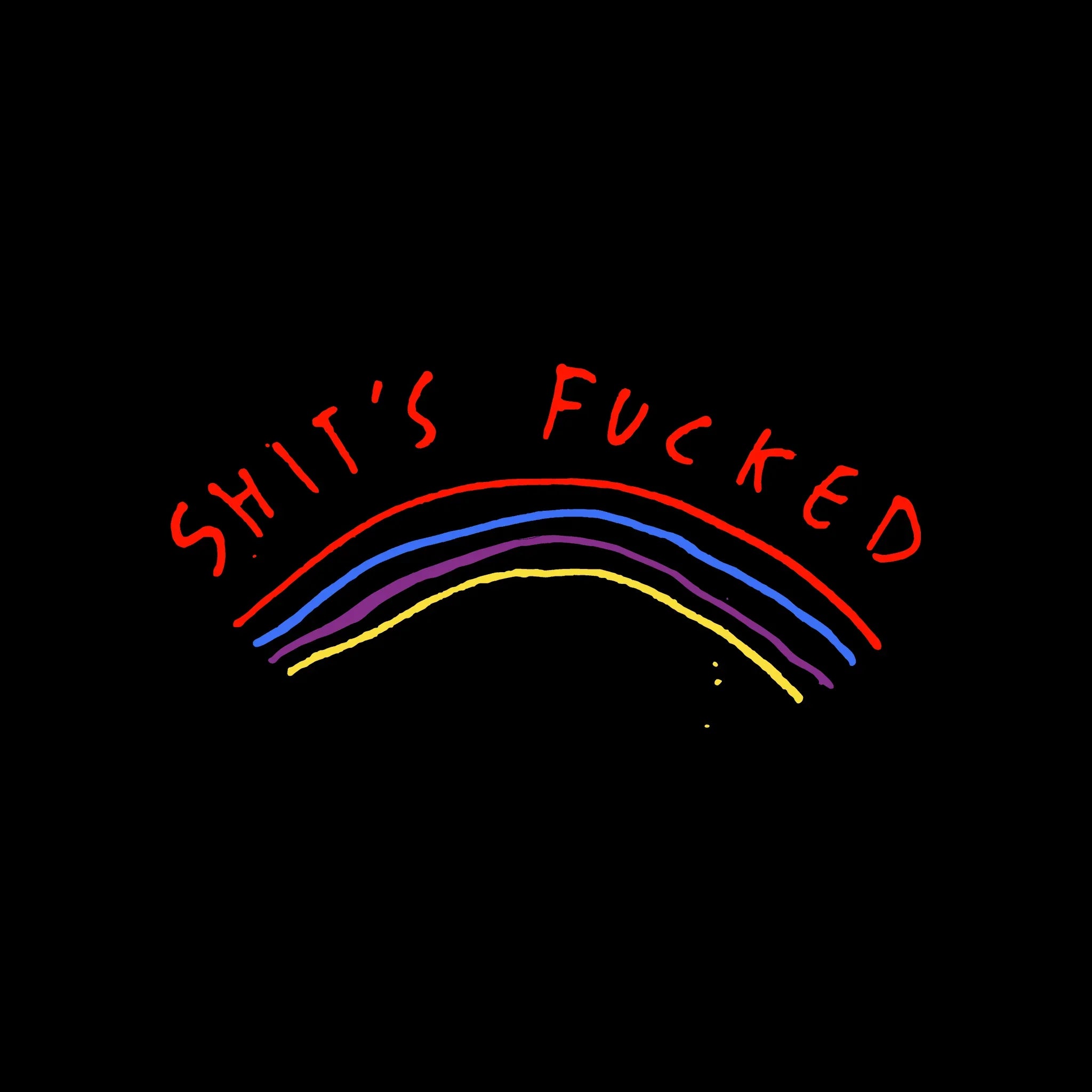 Shit's Fucked Oversized Tee Hoodie, Sweatshirt | CiraTrend.com (Image 4)