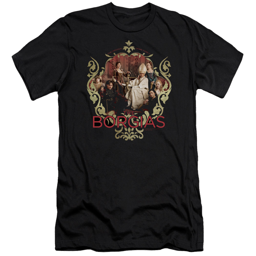 Borgias Family Portrait Premium Adult Slim Fit T-Shirt Hoodie, Sweatshirt | CiraTrend.com