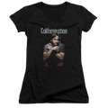 Californication Smoking - Juniors V-Neck T-Shirt Hoodie, Sweatshirt | CiraTrend.com