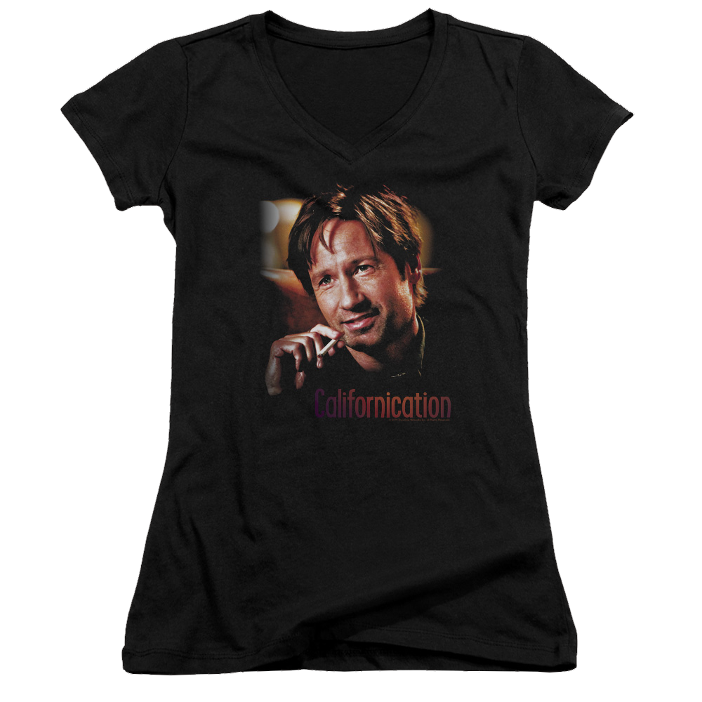 Californication Smoker - Juniors V-Neck T-Shirt Hoodie, Sweatshirt | CiraTrend.com
