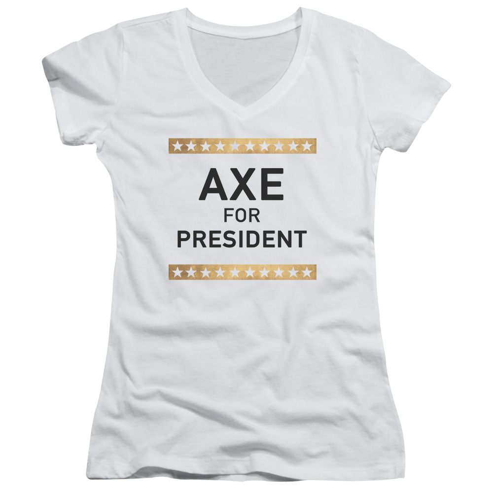 Billions Axe For President - Juniors V-Neck T-Shirt Hoodie, Sweatshirt | CiraTrend.com