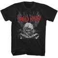 Skid Row Mens S/S T-Shirt - Skull & Wings - Solid Black Hoodie, Sweatshirt | CiraTrend.com
