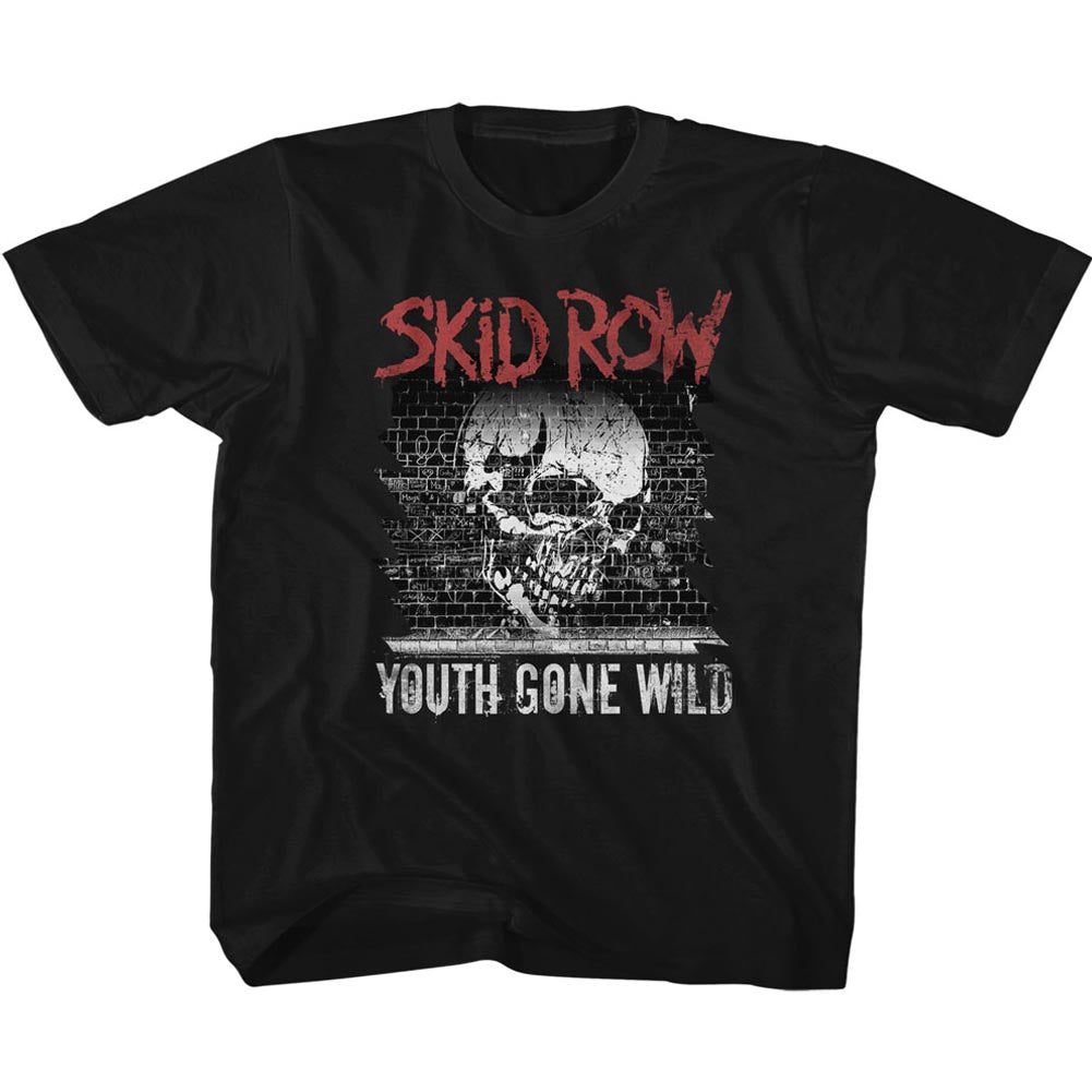Skid Row Toddler S/S T-Shirt - Graffiti Gone Wild - Solid Black Hoodie, Sweatshirt | CiraTrend.com