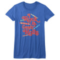 Smarties Girls Juniors S/S T-Shirt - I Rock Candy Rolls - Solid Royal Hoodie, Sweatshirt | CiraTrend.com