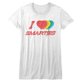 Smarties Girls Juniors S/S T-Shirt - Hearts - Solid White Hoodie, Sweatshirt | CiraTrend.com