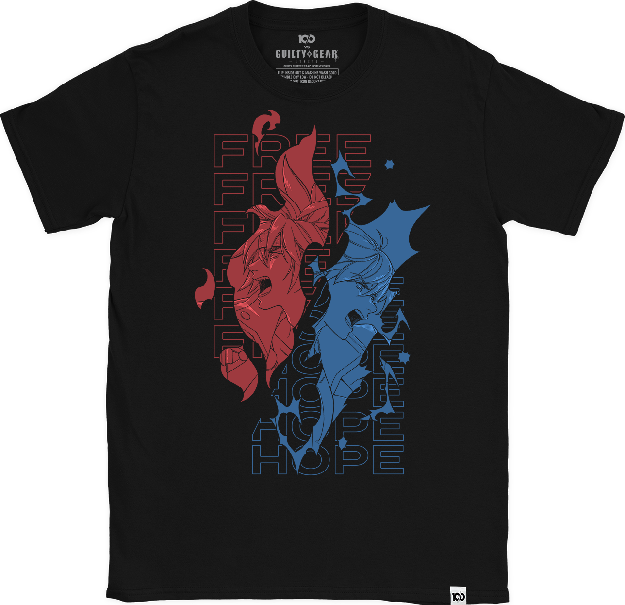 GUILTY GEAR - 'Sol vs Ky' T-Shirt - Black Hoodie, Sweatshirt | CiraTrend.com