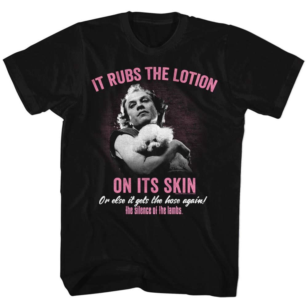 Silence Of The Lambs Mens S/S T-Shirt - Lotion - Solid Black Hoodie, Sweatshirt | CiraTrend.com