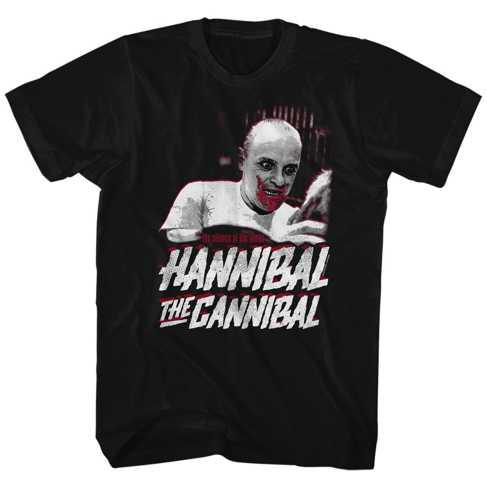 Silence Of The Lambs Mens S/S T-Shirt - The Cannibal - Solid Black Hoodie, Sweatshirt | CiraTrend.com