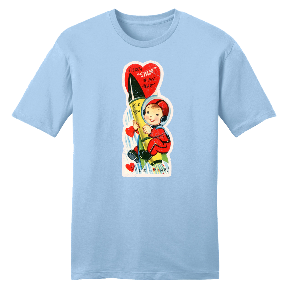 Space in My Heart - Vintage Valentine's Day Tee Hoodie, Sweatshirt | CiraTrend.com