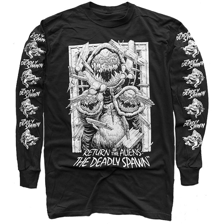 THE DEADLY SPAWN LONG SLEEVE SHIRT Hoodie, Sweatshirt | CiraTrend.com