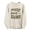 Messy Buns and Guns T-Shirts, Hoodie, Sweatshirt | CiraTrend.com (Image 1)