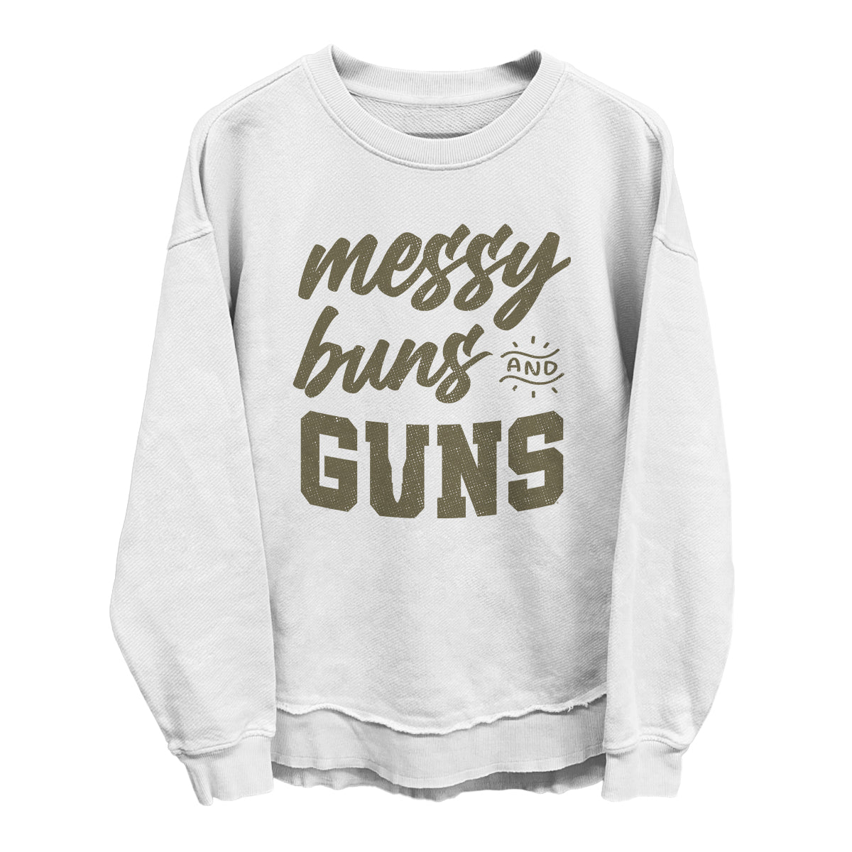 Messy Buns and Guns T-Shirts, Hoodie, Sweatshirt | CiraTrend.com (Image 2)