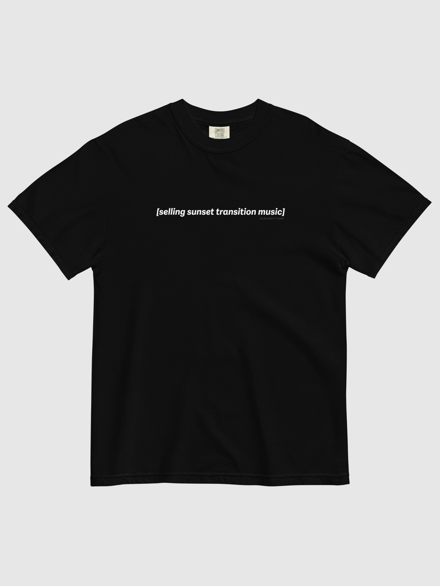 Selling Sunset Transition Music Comfort Colors T-Shirt Hoodie, Sweatshirt | CiraTrend.com (Image 1)