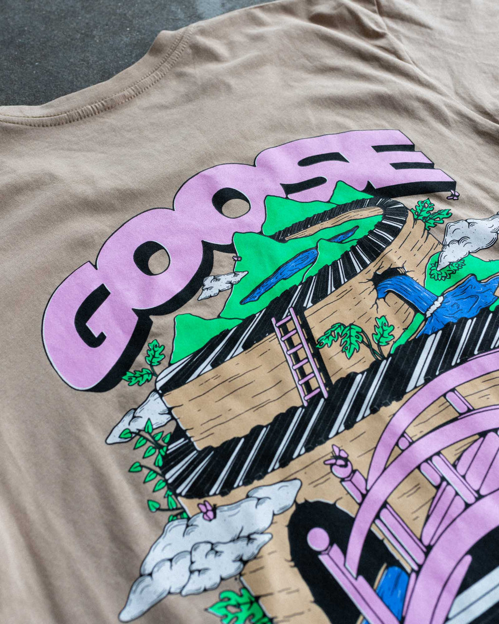 Goose x Awake Happy Tee Hoodie, Sweatshirt | CiraTrend.com (Image 2)