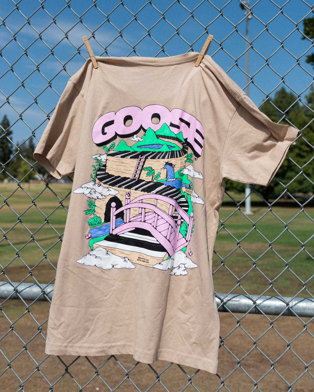 Goose x Awake Happy Tee Hoodie, Sweatshirt | CiraTrend.com (Image 3)