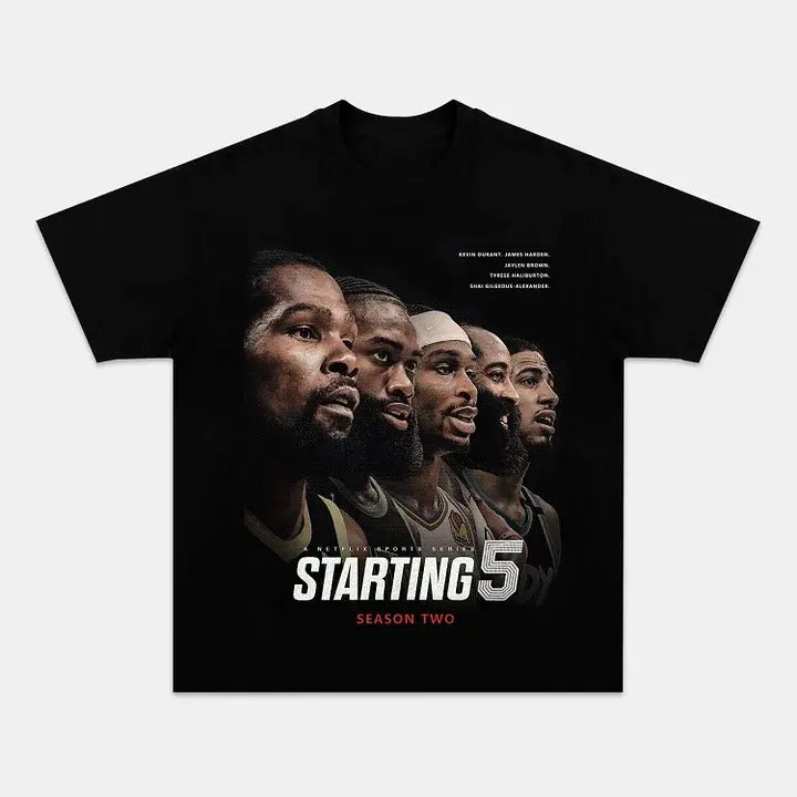STARTING 5 TEE - VINTAGE TEE - SPORT TEE - GRAPHIC MEN'S T-SHIRT SWEATSHIRT HOODIE - GIFT FOR FAN | CiraTrend.com
