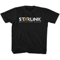 Starlink Youth S/S T-Shirt - Starlink Logo - Solid Black Hoodie, Sweatshirt | CiraTrend.com
