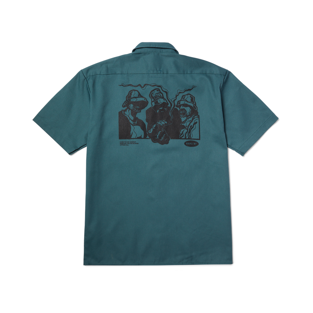 HUF x Cypress Hill Stoned Work Shirt Hoodie, Sweatshirt | CiraTrend.com (Image 2)