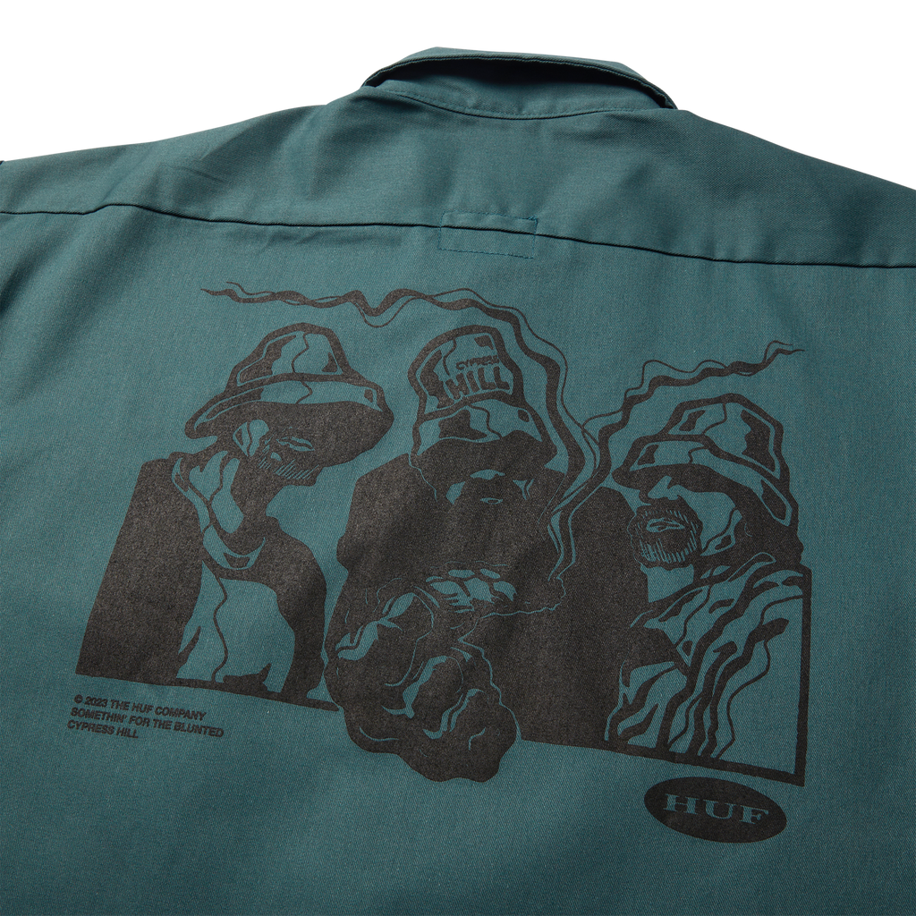 HUF x Cypress Hill Stoned Work Shirt Hoodie, Sweatshirt | CiraTrend.com (Image 4)