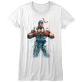 Street Fighter Girls Juniors S/S T-Shirt - Ryu - Solid White Hoodie, Sweatshirt | CiraTrend.com