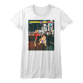 Street Fighter Girls Juniors S/S T-Shirt - Real Street Fighter - Solid White Hoodie, Sweatshirt | CiraTrend.com