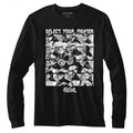 Street Fighter Mens L/S T-Shirt - Select Screen - Solid Black Hoodie, Sweatshirt | CiraTrend.com