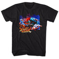 Street Fighter Mens S/S T-Shirt - Alley Fight - Solid Black Hoodie, Sweatshirt | CiraTrend.com