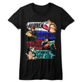 Street Fighter Girls Juniors S/S T-Shirt - Show Me Your Moves - Solid Black Hoodie, Sweatshirt | CiraTrend.com