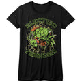 Street Fighter Girls Juniors S/S T-Shirt - Electric Thunder - Solid Black Hoodie, Sweatshirt | CiraTrend.com