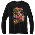 Street Fighter Mens L/S T-Shirt - Stftr - Solid Black Hoodie, Sweatshirt | CiraTrend.com