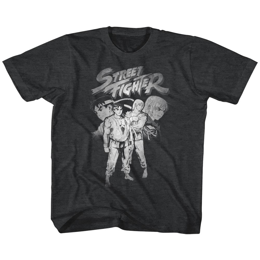 Street Fighter Toddler S/S T-Shirt - Sf Alpha 3 Ryu-Ken - Heather Black Heather Hoodie, Sweatshirt | CiraTrend.com