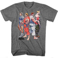 Street Fighter Mens S/S T-Shirt - Sf2 Lineup - Heather Graphite Heather Hoodie, Sweatshirt | CiraTrend.com