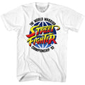Street Fighter Mens S/S T-Shirt - World Warrior - Solid White Style001 Hoodie, Sweatshirt | CiraTrend.com